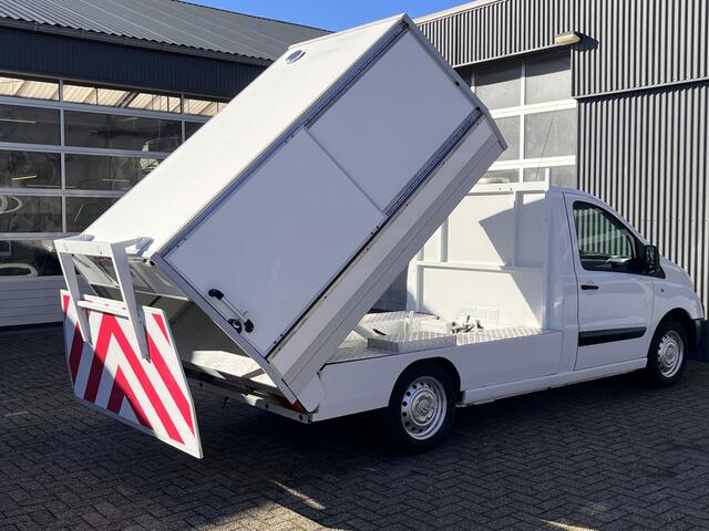 Citroen JUMPY 12 2.0 HDI 128pk Veegvuil kipper Vuilniswagen met Trekhaak 1930kg 1e eigenaar Parkeersensoren achter Muhlwagen veegvuilkipper
