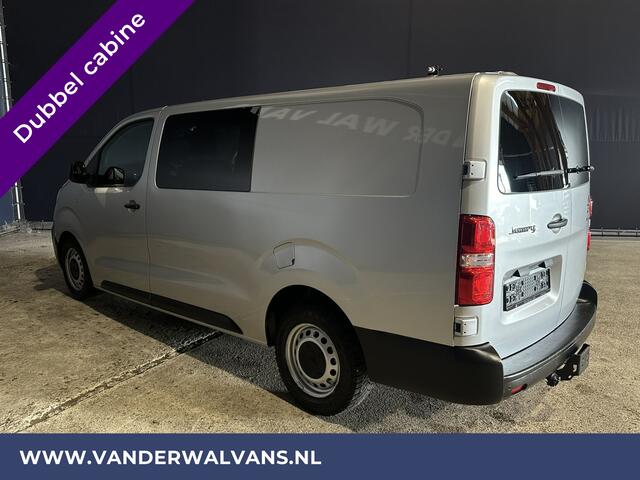 Citroen JUMPY 2.0 BlueHDI **MARGE, GEEN BTW** 123pk L3H1 Dubbel cabine Euro6 Airco | Navigatie Cruisecontrol, Apple Carplay, Android Auto, Trekhaak, Parkeersensoren, 5-Zits