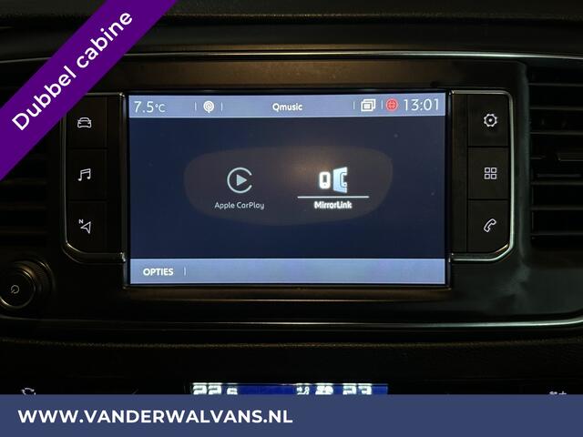 Citroen JUMPY 2.0 BlueHDI **MARGE, GEEN BTW** 123pk L3H1 Dubbel cabine Euro6 Airco | Navigatie Cruisecontrol, Apple Carplay, Android Auto, Trekhaak, Parkeersensoren, 5-Zits