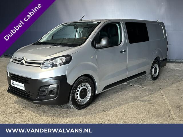 Citroen JUMPY 2.0 BlueHDI **MARGE, GEEN BTW** 123pk L3H1 Dubbel cabine Euro6 Airco | Navigatie Cruisecontrol, Apple Carplay, Android Auto, Trekhaak, Parkeersensoren, 5-Zits