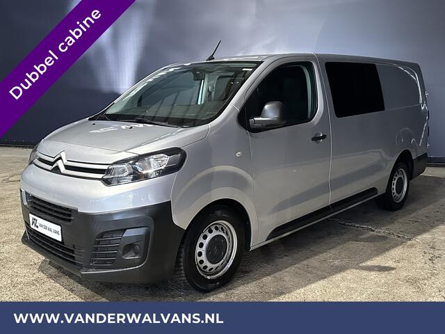 Citroen JUMPY 2.0 BlueHDI **MARGE, GEEN BTW** 123pk L3H1 XL Dubbel cabine Euro6 Airco | Navigatie Cruisecontrol, Apple Carplay, Android Auto, Trekhaak, Parkeersensoren, 5-Zits