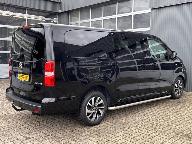 Citroen JUMPY 2.0 BlueHDI 120 XL DC Airco Cruise control Trekhaak 2500kg Schuifdeur Navigatie Telefoonvoorbereiding Parkeersensoren 1e eigenaar Euro 6 Sitebars 5-Persoons Stoelverwarming