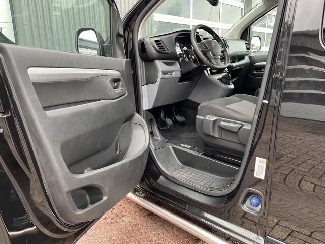 Citroen JUMPY 2.0 BlueHDI 120 XL DC Airco Cruise control Trekhaak 2500kg Schuifdeur Navigatie Telefoonvoorbereiding Parkeersensoren 1e eigenaar Euro 6 Sitebars 5-Persoons Stoelverwarming