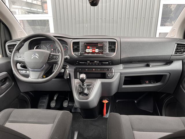 Citroen JUMPY 2.0 BlueHDI 120 XL DC Airco Cruise control Trekhaak 2500kg Schuifdeur Navigatie Telefoonvoorbereiding Parkeersensoren 1e eigenaar Euro 6 Sitebars 5-Persoons Stoelverwarming