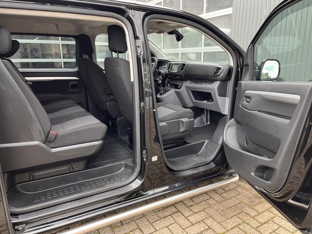 Citroen JUMPY 2.0 BlueHDI 120 XL DC Airco Cruise control Trekhaak 2500kg Schuifdeur Navigatie Telefoonvoorbereiding Parkeersensoren 1e eigenaar Euro 6 Sitebars 5-Persoons Stoelverwarming