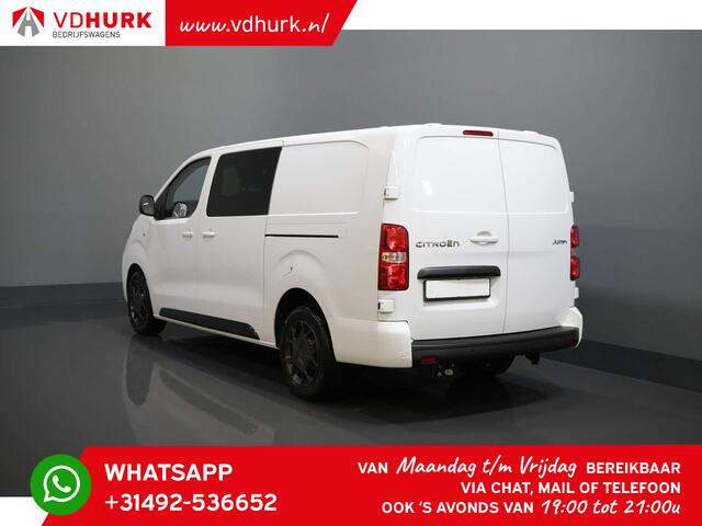 Citroen JUMPY 2.0 HDI 180pk Aut. L3 DC Dubbel Cabine/ 2x Schuifdeur/ Navi/ Carplay/ Camera/ PDC/ Cruise/ Trekhaak/ Airco