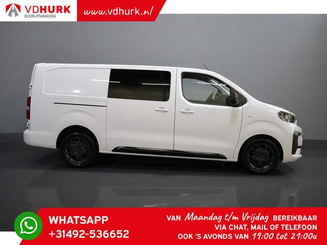 Citroen JUMPY 2.0 HDI 180pk Aut. L3 DC Dubbel Cabine/ 2x Schuifdeur/ Navi/ Carplay/ Camera/ PDC/ Cruise/ Trekhaak/ Airco