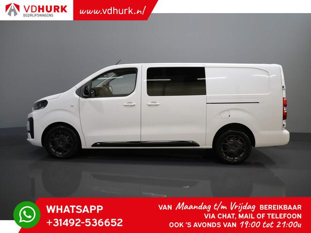 Citroen JUMPY 2.0 HDI 180pk Aut. L3 DC Dubbel Cabine/ 2x Schuifdeur/ Navi/ Carplay/ Camera/ PDC/ Cruise/ Trekhaak/ Airco