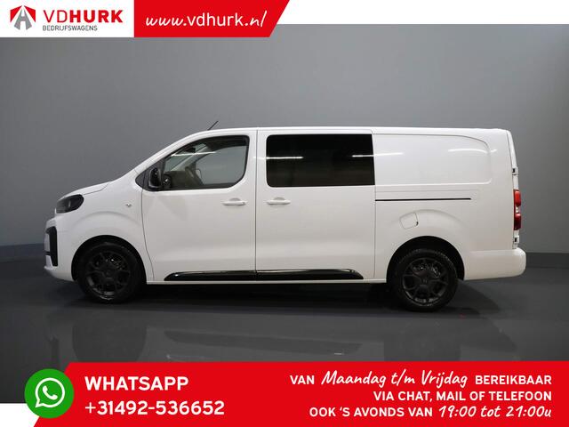 Citroen JUMPY 2.0 HDI 180pk Aut. L3 DC Dubbel Cabine/ 2x Schuifdeur/ Navi/ Carplay/ Camera/ PDC/ Cruise/ Trekhaak/ Airco