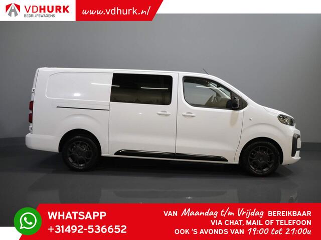Citroen JUMPY 2.0 HDI 180pk Aut. L3 DC Dubbel Cabine/ 2x Schuifdeur/ Navi/ Carplay/ Camera/ PDC/ Cruise/ Trekhaak/ Airco