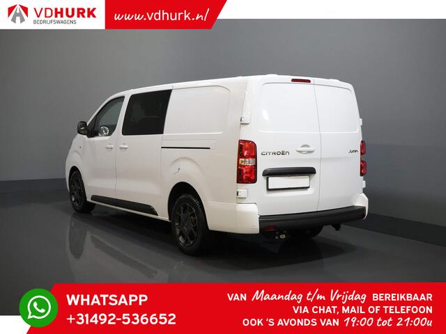 Citroen JUMPY 2.0 HDI 180pk Aut. L3 DC Dubbel Cabine/ 2x Schuifdeur/ Navi/ Carplay/ Camera/ PDC/ Cruise/ Trekhaak/ Airco
