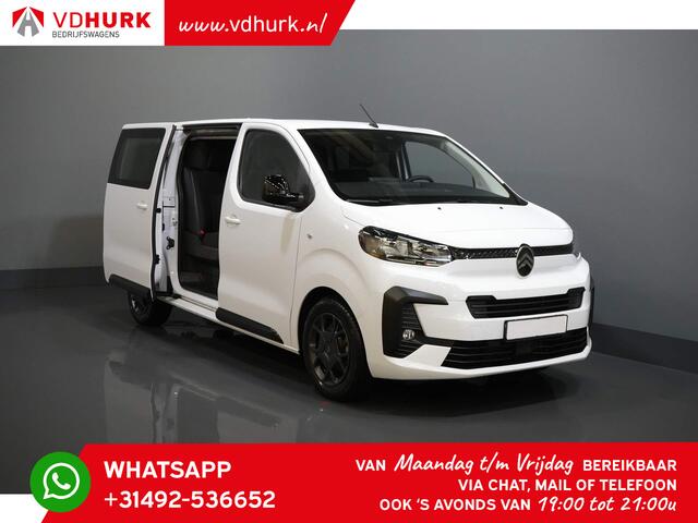 Citroen JUMPY 2.0 HDI 180pk Aut. L3 DC Dubbel Cabine/ 2x Schuifdeur/ Navi/ Carplay/ Camera/ PDC/ Cruise/ Trekhaak/ Airco
