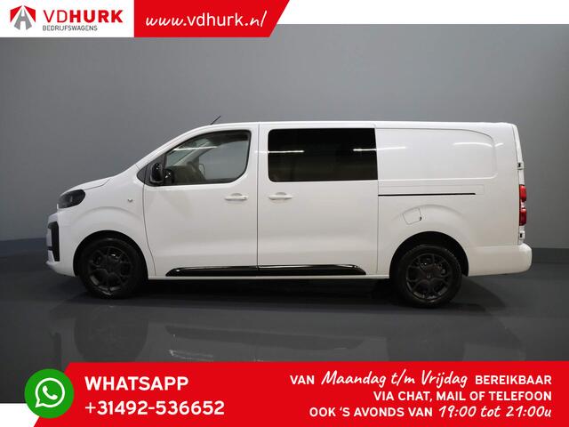 Citroen JUMPY 2.0 HDI 180pk Aut. L3 DC Dubbel Cabine/ 2x Schuifdeur/ Navi/ Carplay/ Camera/ PDC/ Cruise/ Trekhaak/ Airco