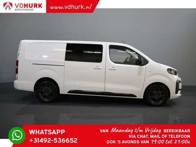 Citroen JUMPY 2.0 HDI 180pk Aut. L3 DC Dubbel Cabine/ 2x Schuifdeur/ Navi/ Carplay/ Camera/ PDC/ Cruise/ Trekhaak/ Airco