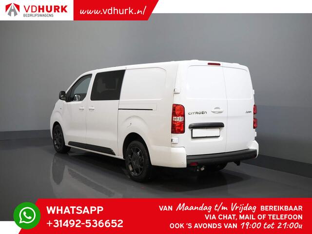 Citroen JUMPY 2.0 HDI 180pk Aut. L3 DC Dubbel Cabine/ 2x Schuifdeur/ Navi/ Carplay/ Camera/ PDC/ Cruise/ Trekhaak/ Airco