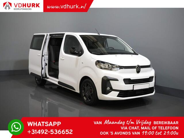 Citroen JUMPY 2.0 HDI 180pk Aut. L3 DC Dubbel Cabine/ 2x Schuifdeur/ Navi/ Carplay/ Camera/ PDC/ Cruise/ Trekhaak/ Airco