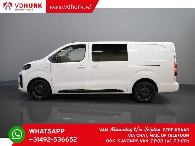 Citroen JUMPY 2.0 HDI 180pk Aut. L3 DC Dubbel Cabine/ 2x Schuifdeur/ Navi/ Carplay/ Camera/ PDC/ Cruise/ Trekhaak/ Airco