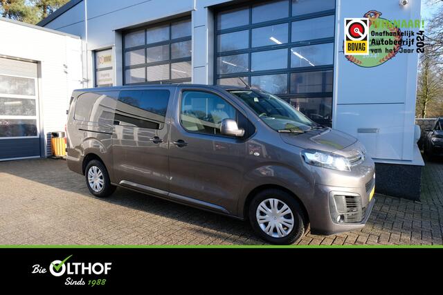 Citroen JUMPY 2.0 BlueHDI 180 Business XL DC S&S / 2x SCHUIF / AUTOMAAT / TREKHAAK / DRAAIBARE STOELEN /