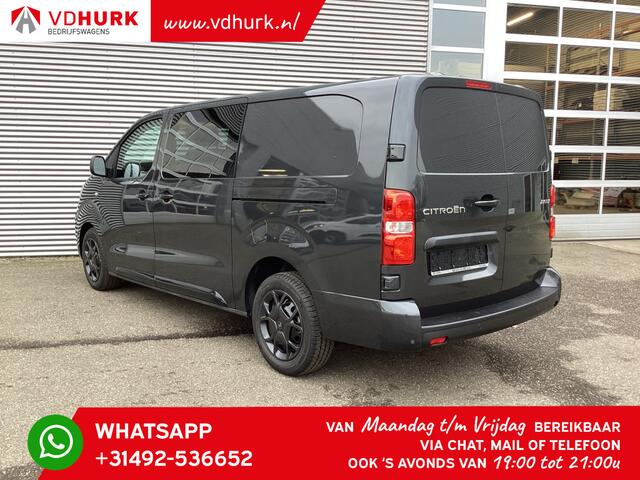 Citroen JUMPY 2.0 HDI Aut. 180 pk DC Dubbel Cabine L3 BPM VRIJ! 2x Schuifdeur/ Virtual Cockpit/ Carplay/ Camera/ Navi/ PDC/ Cruise/ Airco