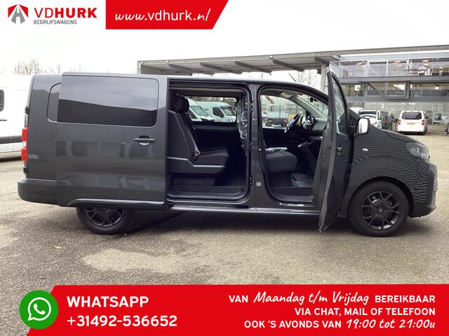 Citroen JUMPY 2.0 HDI Aut. 180 pk DC Dubbel Cabine L3 BPM VRIJ! 2x Schuifdeur/ Virtual Cockpit/ Carplay/ Camera/ Navi/ PDC/ Cruise/ Airco