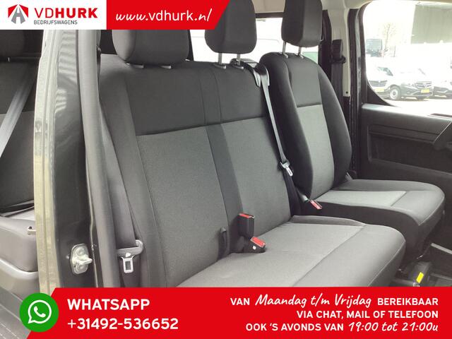 Citroen JUMPY 2.0 HDI Aut. 180 pk DC Dubbel Cabine L3 BPM VRIJ! 2x Schuifdeur/ Virtual Cockpit/ Carplay/ Camera/ Navi/ PDC/ Cruise/ Airco