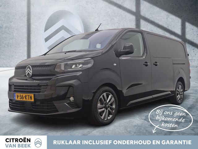 Citroen JUMPY LUXERY | BlueHDi 180pk Automaat L3 Dubbel Cabine RIJKLAAR | Lederen bekleding | Stoelverw. | Laadruimte Betimmering | Led koplampen