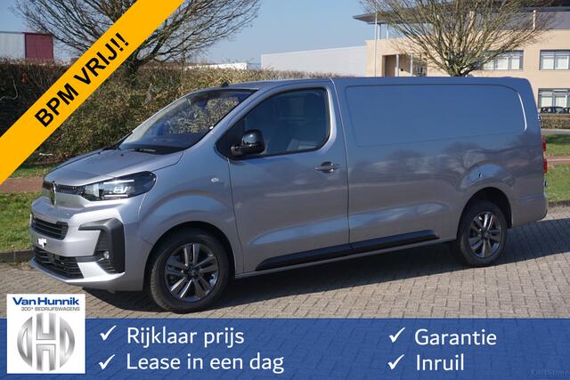 Citroen JUMPY 2.0D 180PK EAT8 Aut L3H1 BPM VRIJ!! LED, Navi, Clima, Camera, 17" LM, Stoel-Stoel!! Nr. 119