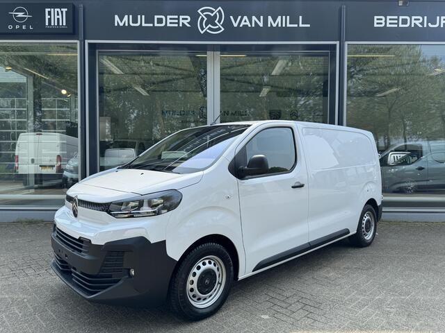 Citroen JUMPY GB L2 2.0 BlueHDi 145pk H6 | GEEN BPM | Trekhaak | NAVI | Carplay | DAB+ | Achteruitrijcamera | Parkeersensoren achter | Tussenwand comfort met raam | Bestuurdersstoel comfort | Bank voorpassagiers | Reservewiel | van ¤32.146 voor ¤26.295 ex. BTW | N40315