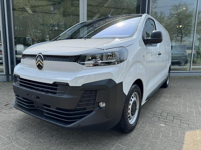 Citroen JUMPY GB L2 2.0 BlueHDi 145pk H6 | GEEN BPM | Trekhaak | NAVI | Carplay | DAB+ | Achteruitrijcamera | Parkeersensoren achter | Tussenwand comfort met raam | Bestuurdersstoel comfort | Bank voorpassagiers | Reservewiel | van ¤32.146 voor ¤26.295 ex. BTW | N40315