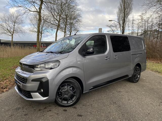 Citroen JUMPY L3 DC 2.0D 180 PK EAT8 | GEEN BPM | Dubbele Cabine | 8-traps automaat | Dubbele schuifdeur | 5-zits | NAVI | Multimedia | Apple CarPlay / Android Auto | Achteruitrijcamera | Parkeersensoren achter | Digitale cockpit | Elektrisch inklapbare spiegels | Mis