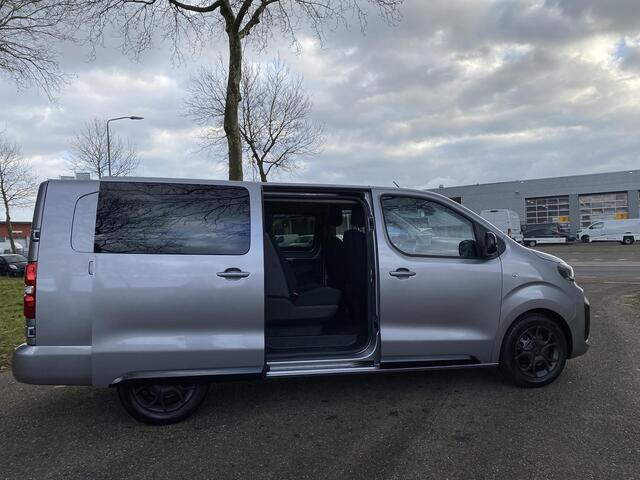 Citroen JUMPY L3 DC 2.0D 180 PK EAT8 | GEEN BPM | Dubbele Cabine | 8-traps automaat | Dubbele schuifdeur | 5-zits | NAVI | Multimedia | Apple CarPlay / Android Auto | Achteruitrijcamera | Parkeersensoren achter | Digitale cockpit | Elektrisch inklapbare spiegels | Mis