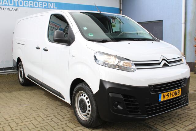 Citroen JUMPY 1.5 BlueHDI 100 L3 | Incl. 12 maanden Garantie | Cruise controle | Airco | Bluetooth | 3 Zitplaatsen | Elektrisch verstelbare buitenspiegels | Centrale deurvergrendeling met handzender |