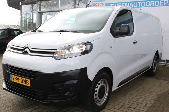 Citroen JUMPY 1.5 BlueHDI 100 L3 | Incl. 12 maanden Garantie | Cruise controle | Airco | Bluetooth | 3 Zitplaatsen | Elektrisch verstelbare buitenspiegels | Centrale deurvergrendeling met handzender |