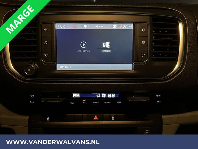 Citroen JUMPY 2.0 BlueHDI **MARGE, GEEN BTW** 123pk L3H1 XL Dubbel cabine Euro6 RIJKLAAR Airco | Navigatie Cruisecontrol, Apple Carplay, 2500kg Trekhaak, Parkeersensoren, 5-Zits