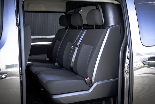 Citroen JUMPY 2.0 BlueHDI L3H1 | Dubbele Cabine | Carplay | Euro 6 | Schuifdeur L+R | Cruise | Camera