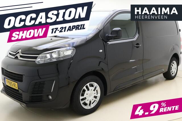 Citroen JUMPY 2.0 BlueHDI 120 Business M S&S 120 Pk | Navigatie | Trekhaak | 3-Zits | Inhaalsensor | Airco | Cruise Control | Inbouw Laadruimte