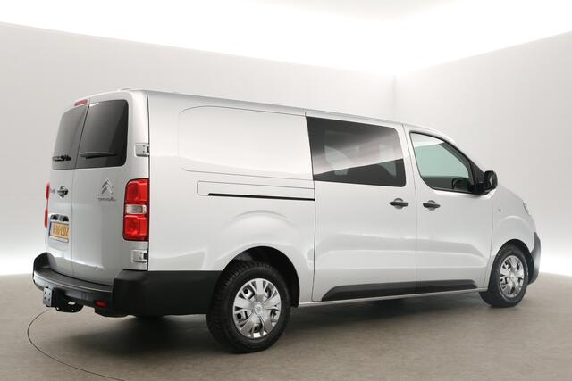 Citroen JUMPY 2.0 BlueHDI L3H1 Marge Dubbele Cabine 5 Persoons Airco Cruise Carplay Navi PDC Elektrpakket Trekhaak
