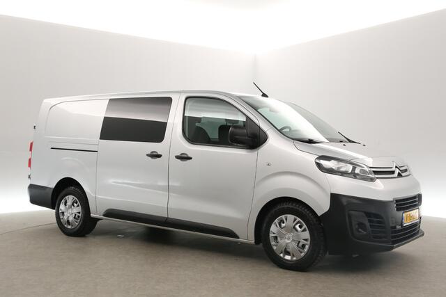 Citroen JUMPY 2.0 BlueHDI L3H1 Marge Dubbele Cabine 5 Persoons Airco Cruise Carplay Navi PDC Elektrpakket Trekhaak