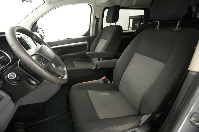Citroen JUMPY 2.0 BlueHDI L3H1 Marge Dubbele Cabine 5 Persoons Airco Carplay Cruise Navi PDC Trekhaak