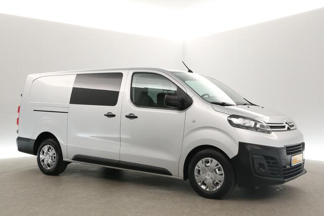 Citroen JUMPY 2.0 BlueHDI L3H1 Marge Dubbele Cabine Airco Cruise Carplay Navi 5 Persoons PDC Elektrpakket