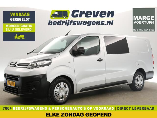 Citroen JUMPY 2.0 BlueHDI L3H1 | MARGE! | Dubbele Cabine | 5 Persoons | Airco Cruise Carplay Trekhaak Navi PDC