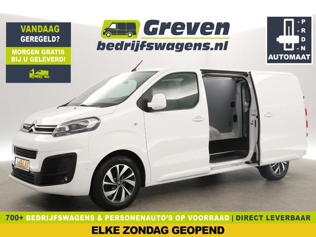 Citroen JUMPY 2.0 BlueHDI L3H1 177PK Automaat LED Airco Cruise 360 Camera Carplay 3 Persoons 17"LMV PDC 2xSchuifdeur Trekhaak