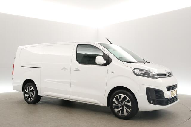 Citroen JUMPY 2.0 BlueHDI L3H1 177PK Automaat LED Airco Cruise 360 Camera Carplay 3 Persoons 17"LMV PDC 2xSchuifdeur Trekhaak