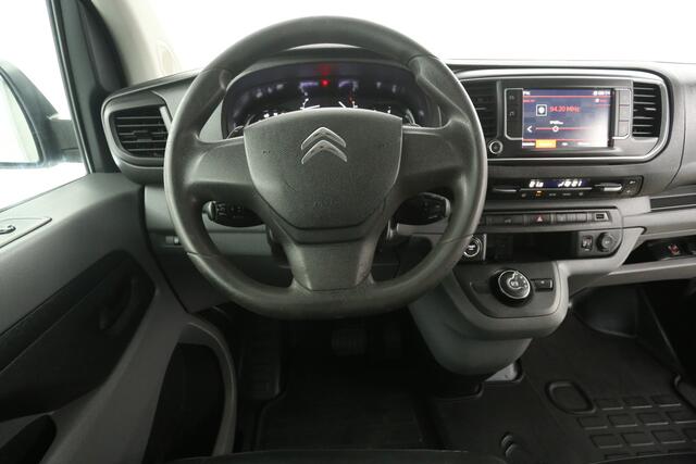 Citroen JUMPY 2.0 BlueHDI L3H1 177PK Automaat LED Airco Cruise 360 Camera Carplay 3 Persoons 17"LMV PDC 2xSchuifdeur Trekhaak