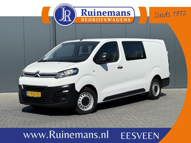 Citroen JUMPY 2.0 BlueHDI 123 PK / L3H1 / DUBBELE CABINE 6-PERS / 2.5 TONS TREKHAAK / AIRCO / CRUISE / NAVI / CARPLAY