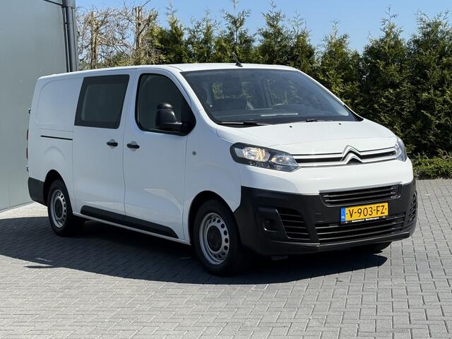 Citroen JUMPY 2.0 BlueHDI 123 PK / L3H1 / DUBBELE CABINE 6-PERS / 2.5 TONS TREKHAAK / AIRCO / CRUISE / NAVI / CARPLAY