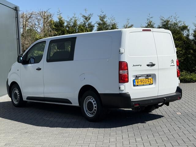Citroen JUMPY 2.0 BlueHDI 123 PK / L3H1 / DUBBELE CABINE 6-PERS / 2.5 TONS TREKHAAK / AIRCO / CRUISE / NAVI / CARPLAY