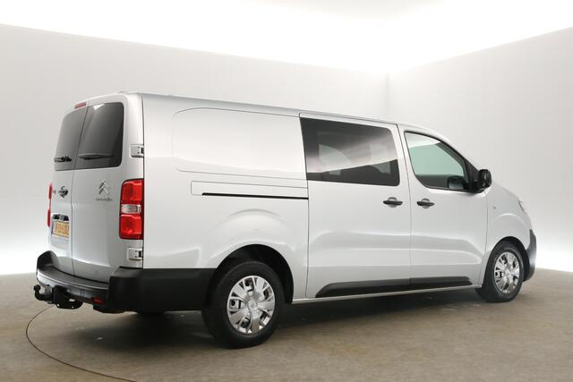 Citroen JUMPY 2.0 BlueHDI L3H1 | MARGE! | Dubbele Cabine | 5 Persoons | Airco Cruise Carplay Navigatie PDC Trekhaak