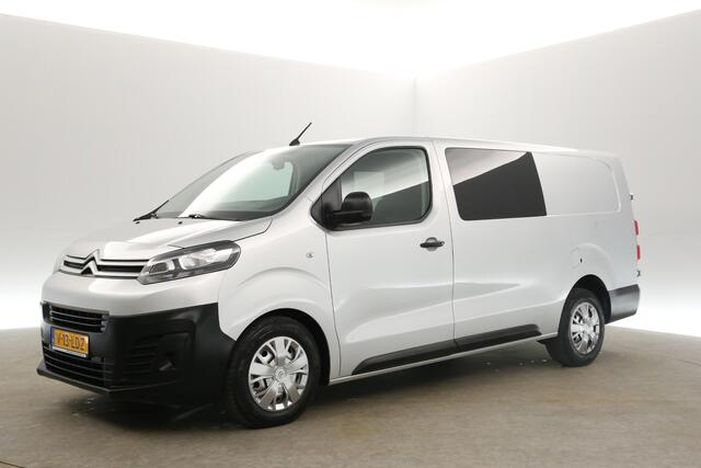 Citroen JUMPY 2.0 BlueHDI L3H1 | MARGE! | Dubbele Cabine | 5 Persoons | Airco Cruise Carplay Navigatie PDC Trekhaak