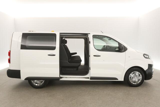Citroen JUMPY 2.0 BlueHDI L3H1 | Dubbele Cabine | 6 Persoons | MARGE! | Airco Cruise Trekhaak 2xSchuifdeur Elektrpakket PDC